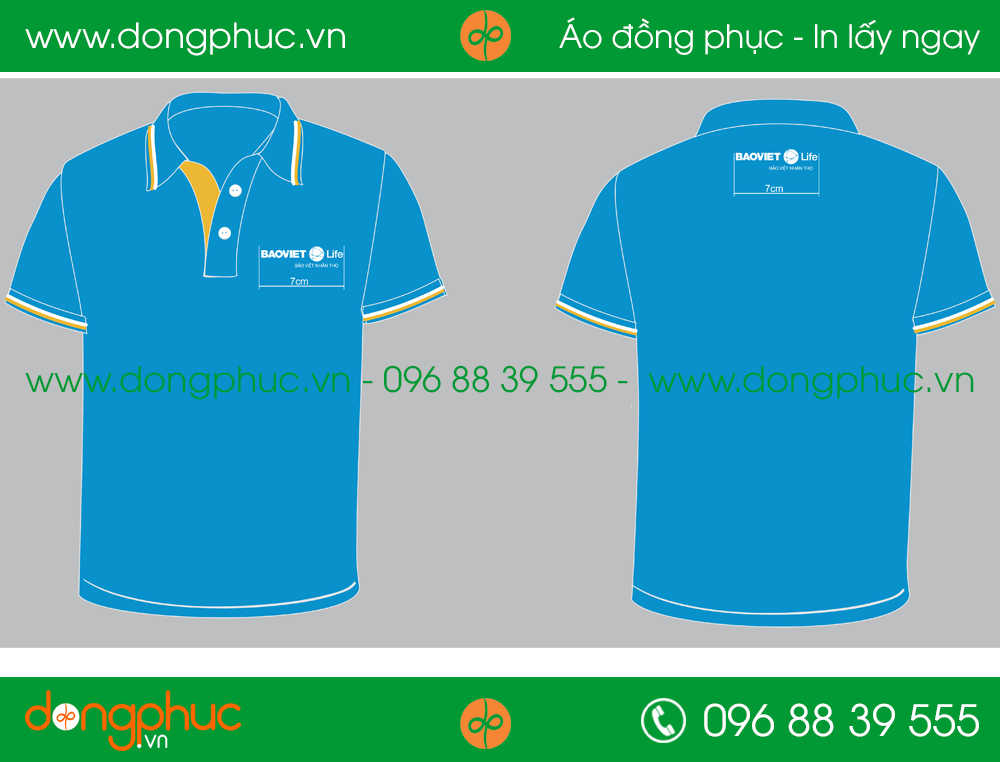 Áo phông đồng phục công ty Baoviet